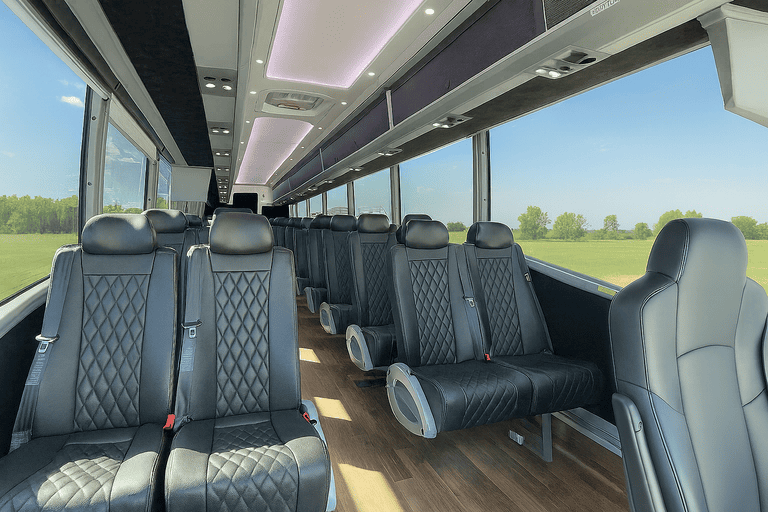 coach bus in Garland