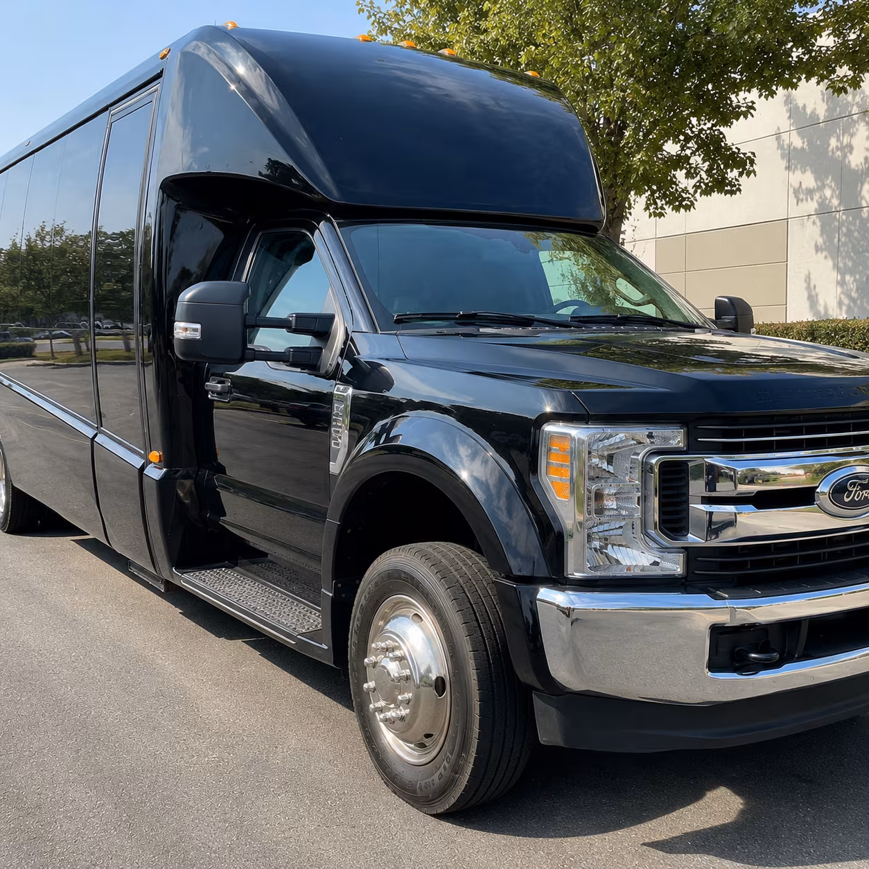 charter bus rentals for large garland prom groups