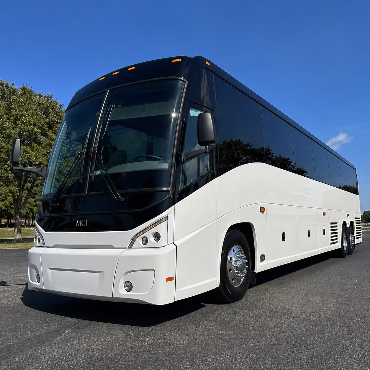 charter buses for corporate events and company shuttles in garland