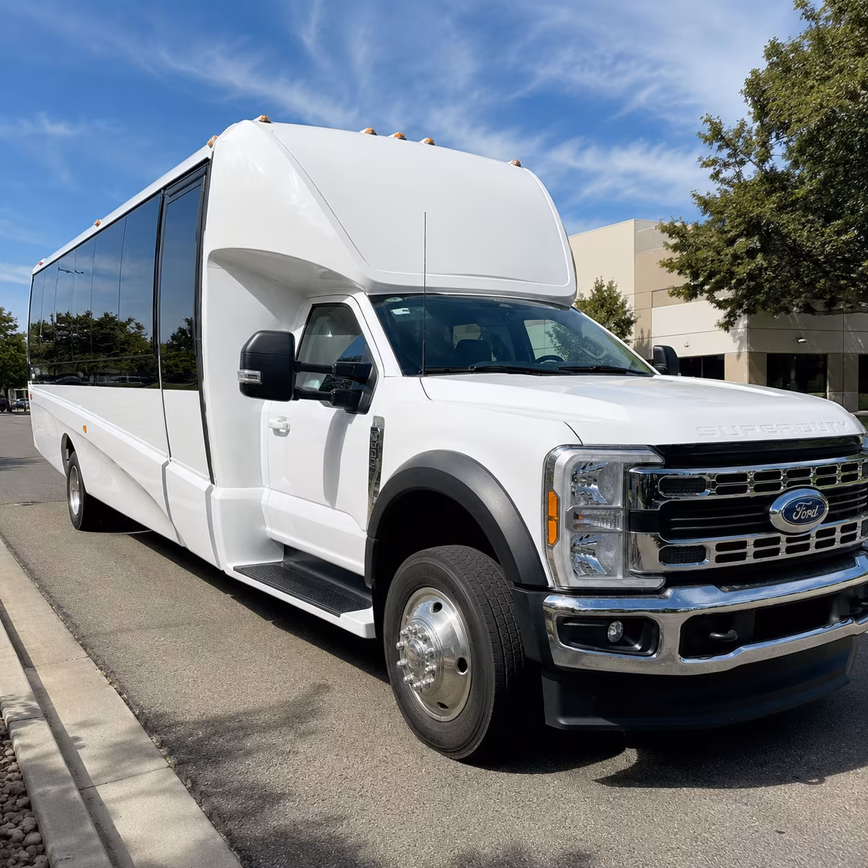 employee shuttle buses for garland office campuses and corporate parks