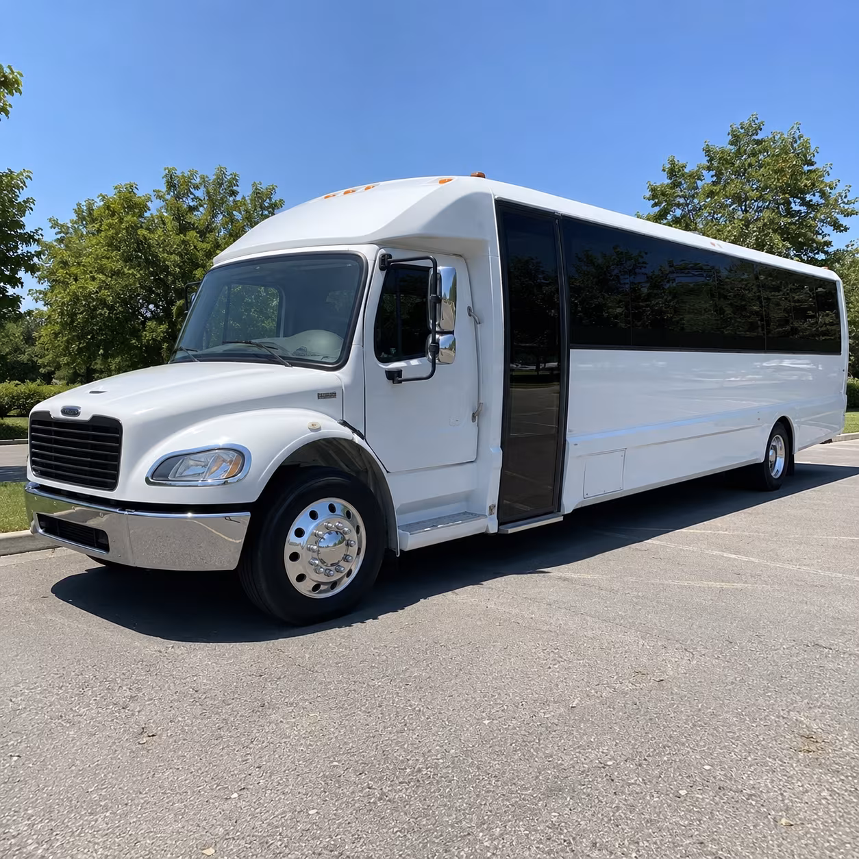 garland corporate bus rentals for team building events and off site retreats