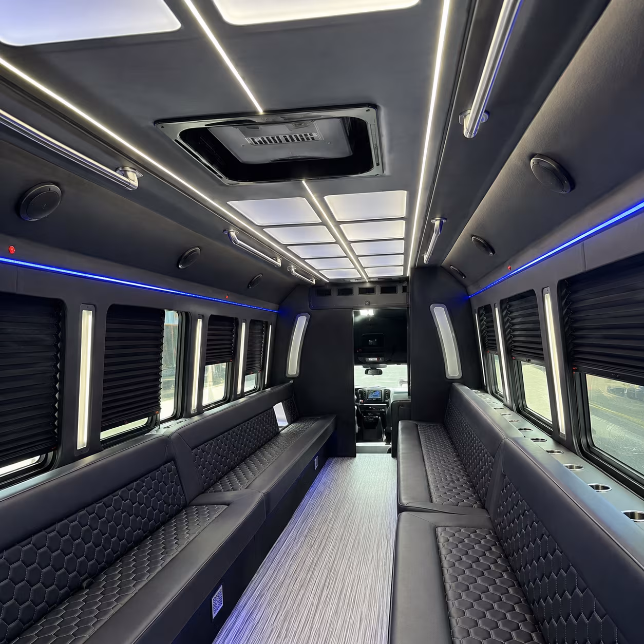 garland party bus interior