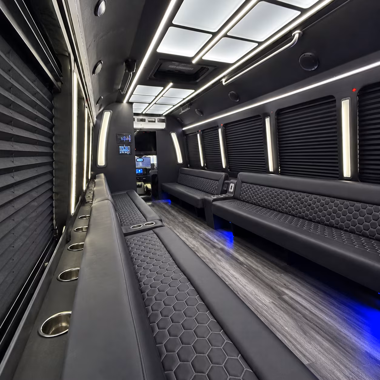 garland party bus rentals inside
