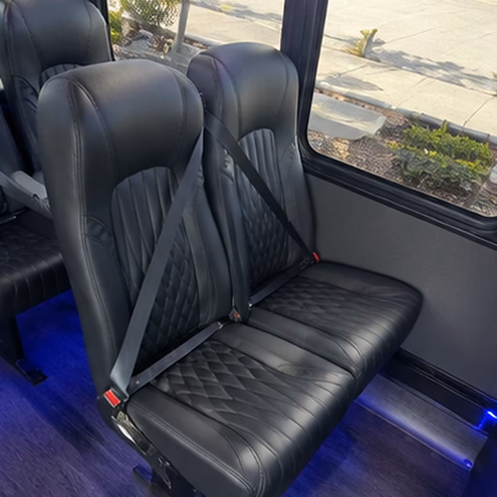 garland sporting event transportation onboard seating