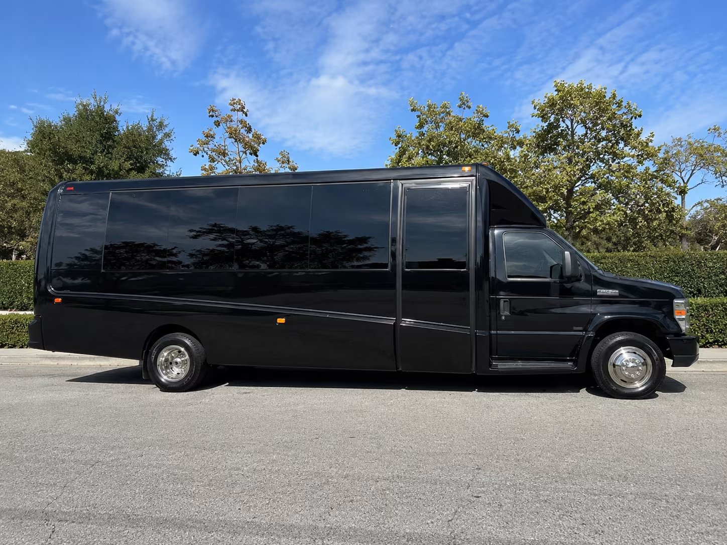 shuttle buses for weekly worship services in garland